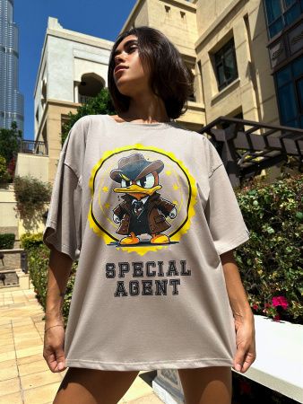 Футболка : OVERSIZE T-shirt "Agent Duck"