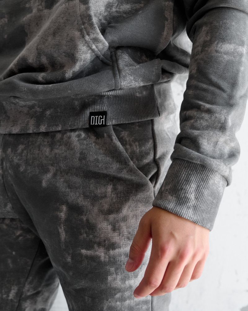 DICH: Hoody TieDye "Dark Gray"