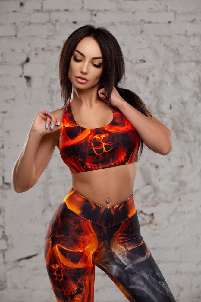 Спортивный БРА MuscleTop "Road to Hell"