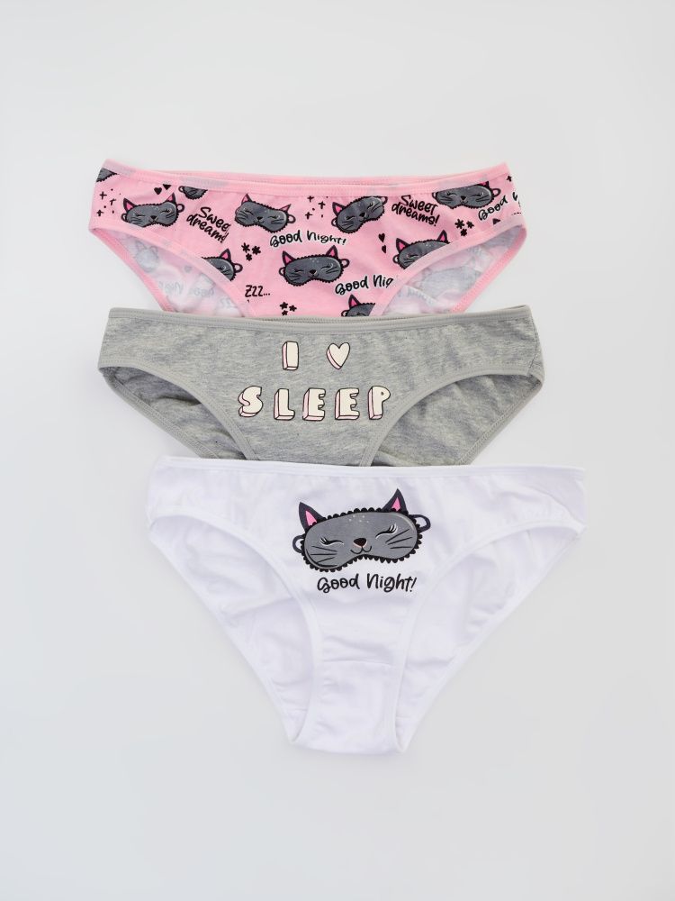 Bona Fide: Set of the panties "Sleepy Cat"