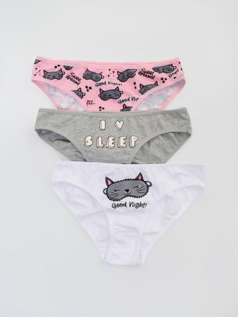 Bona Fide: Set of the panties "Sleepy Cat"