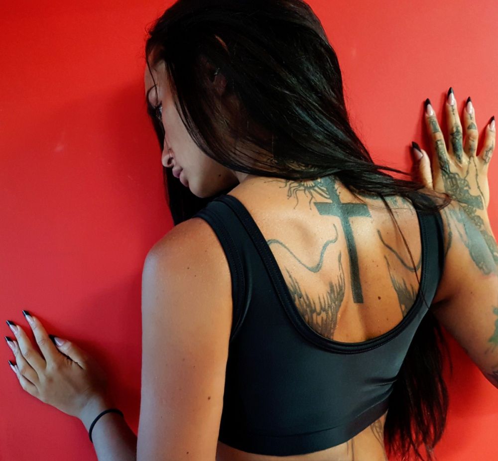 Bona Fide: Bona Mania Top "Black & Gray"