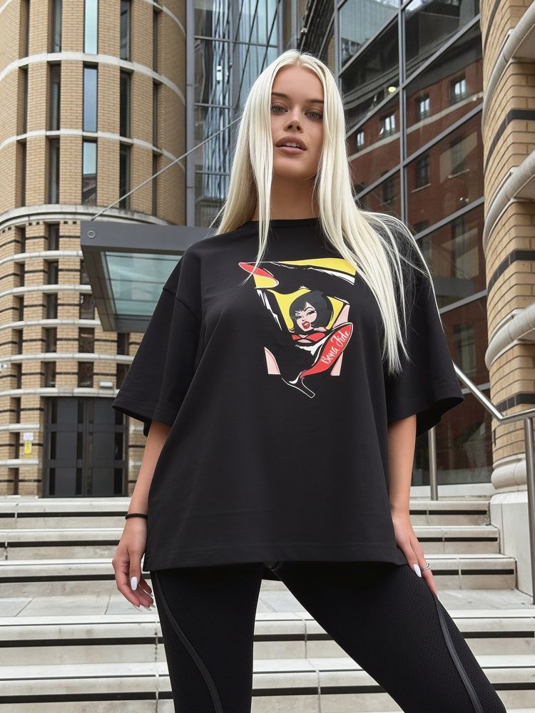 Bona Fide: OVERSIZE T-shirt "High heels"