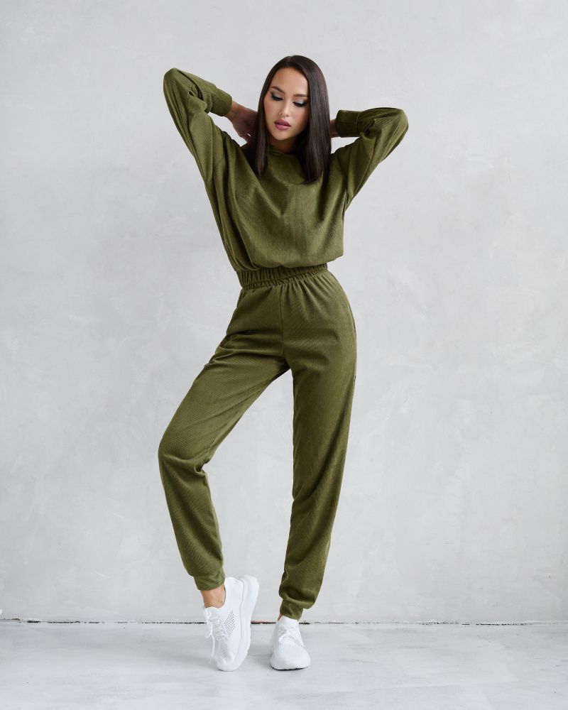 Bona Fide: Flex-pants "Khaki Velvet"