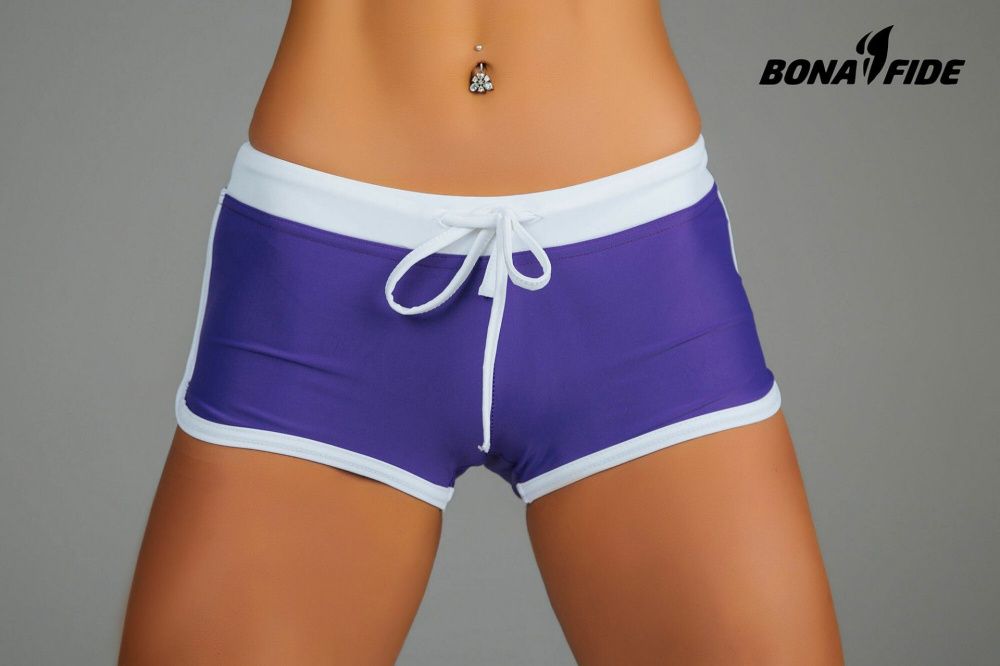 Bona Fide: Shorts "Purple & White"