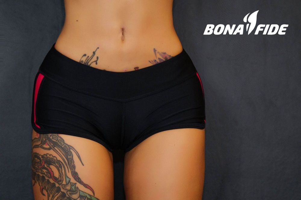 Bona Fide: FuckNike Shorts "Black & Red"