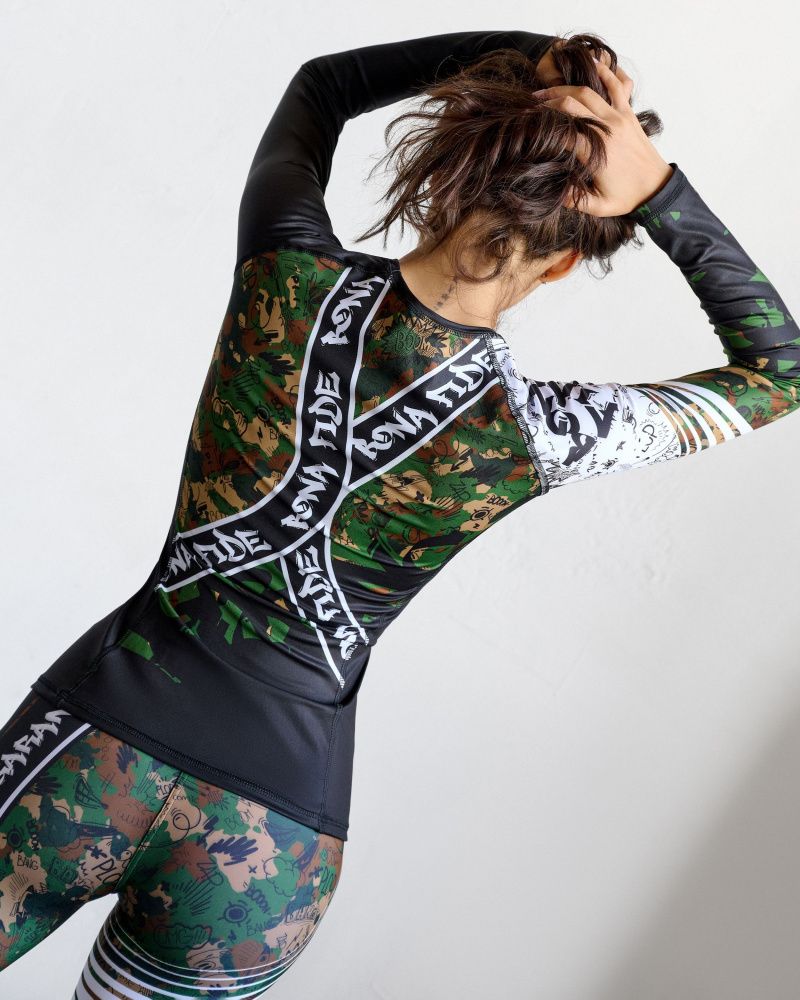 Bona Fide: Rashguard Round Military Edition "Khaki"