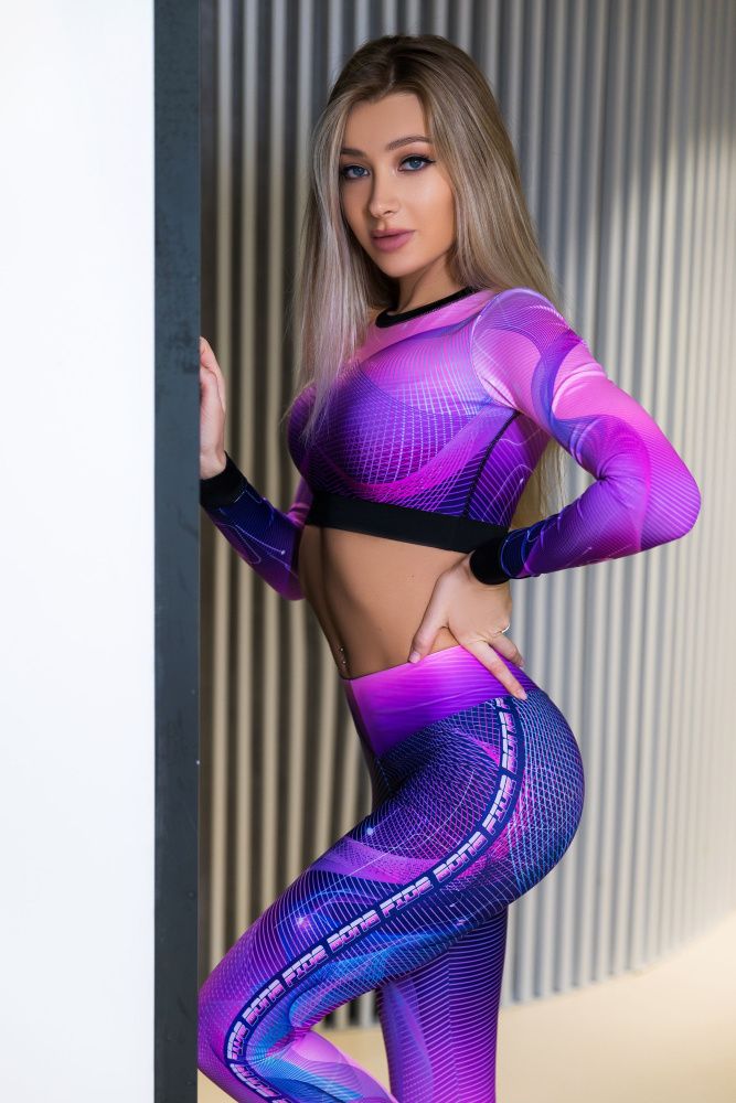 Bona Fide: Rashguard Mini Equalizer "Fuchsia"