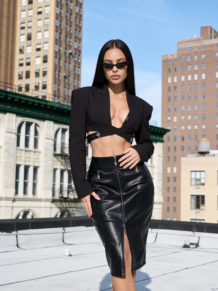 Bona Fide: Bodycon Skirt "Black"
