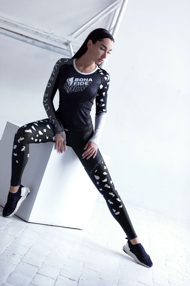Bona Fide: Rashguard Round Run Like Gepard "Gray"