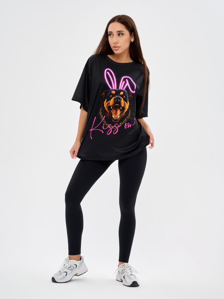 Bona Fashion: OVERSIZE T-shirt "Dangerous Kiss"