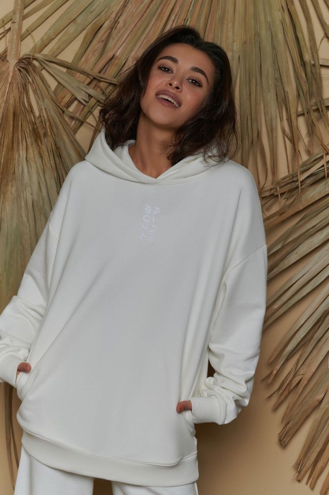 Bona Fide: Happy Hoody "White"