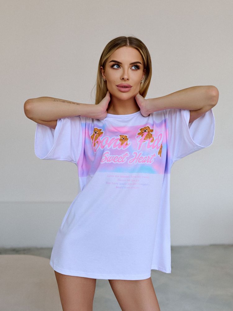 Bona Fashion: OVERSIZE T-shirt "Sweet Heart"