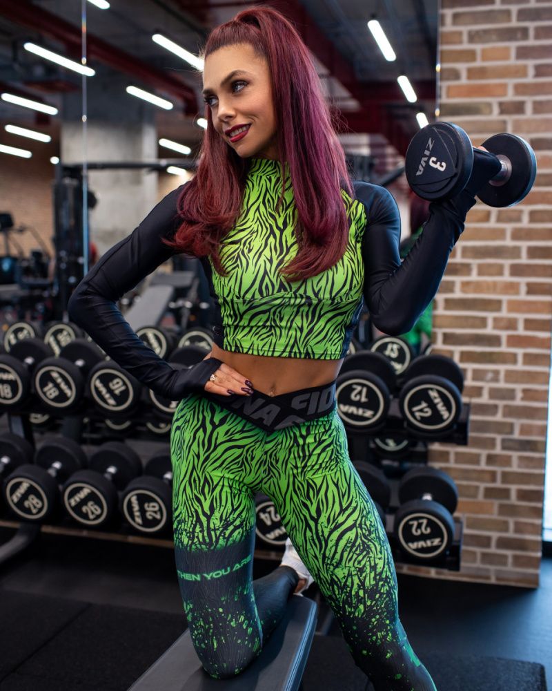 Bona Fide: Rashguard Move Up Tiger Lily "Acid Green"